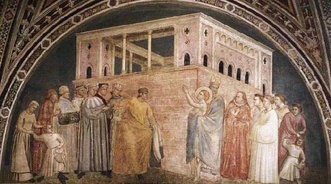 GIOTTO di Bondone Renunciation of Wordly Goods Spain oil painting art